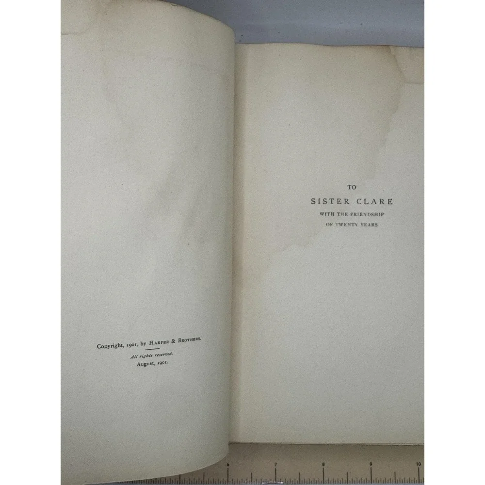 Tales of the Cloister  Elizabeth G Jordan, Harper & Brothers, 1903,  inscribed